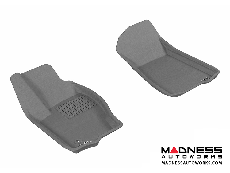 Jeep Commander Floor Mats (Set of 2) - Front - Gray by 3D MAXpider